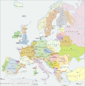 Europa in nieuwe regio
