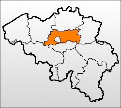 Kaart Vlaams-Brabant